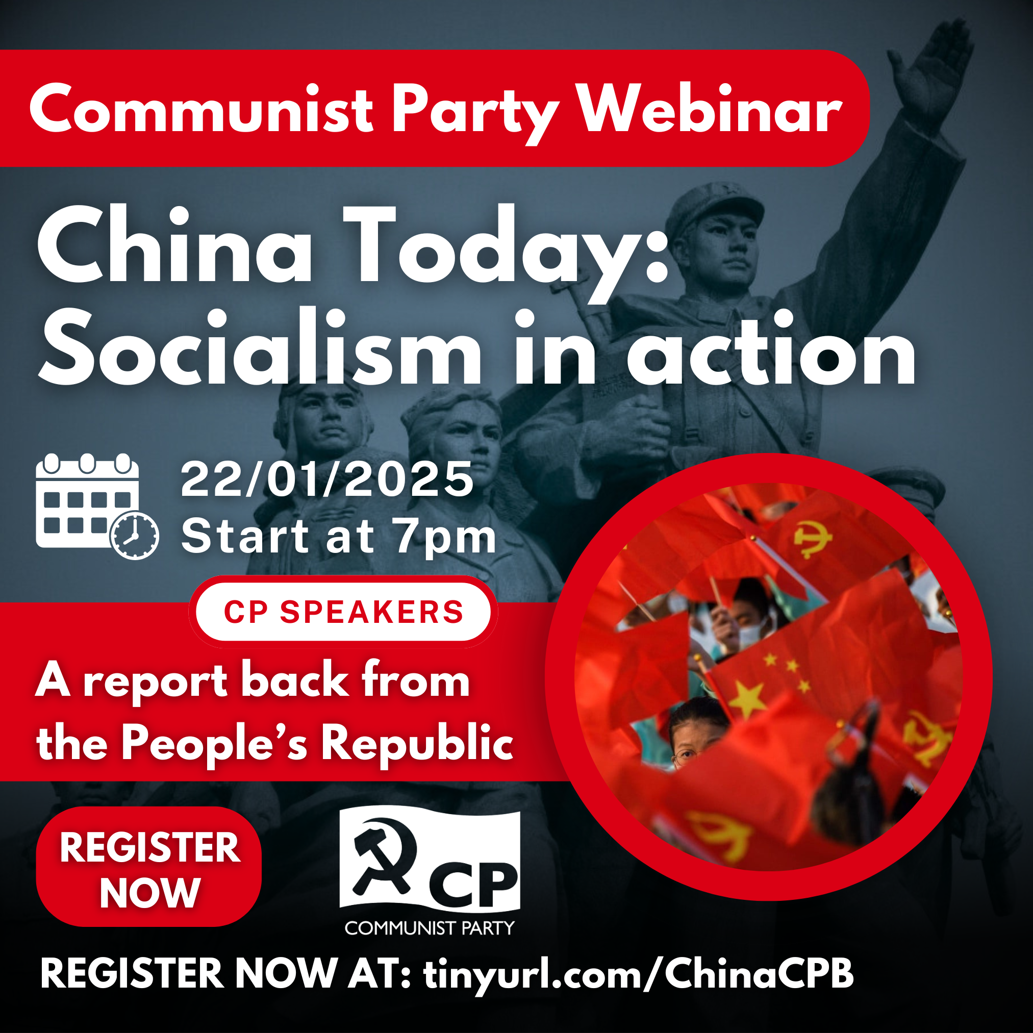 Webinar; China Today - Socialism in action 22 January 2025