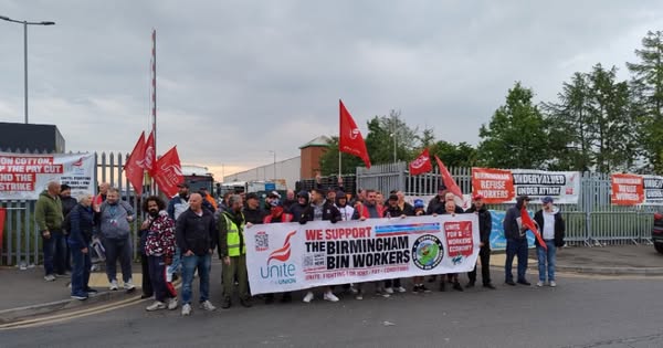 Birmingham Bin Strike Picket