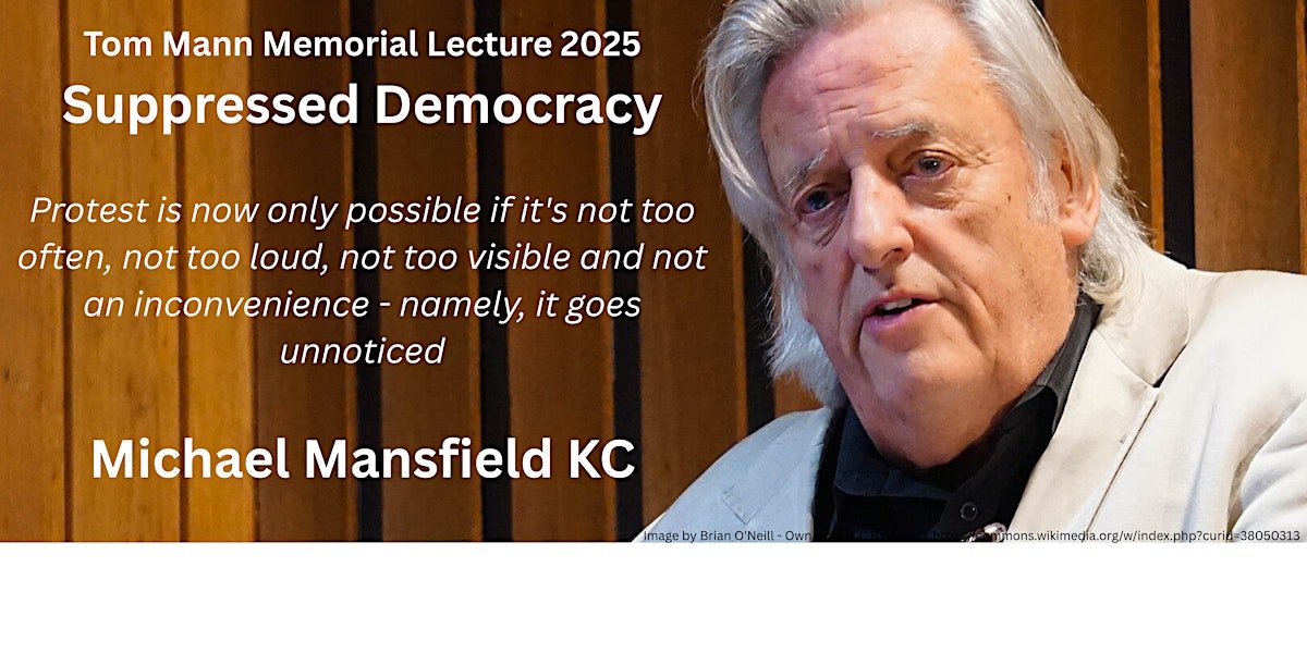 Tom Mann Memorial Lecture 2025